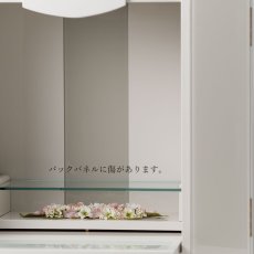 画像8: 【リクエスト品 rq-h49】【B品】【訳あり】仏壇 モダンミニ仏壇　『 ボヤージュ ホワイト 16号 本体 』 (8)
