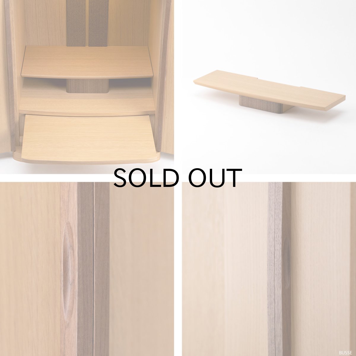 画像9: 仏壇 モダンミニ仏壇 『 セルノ ホワイトオーク 18号 本体 』 (9)