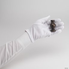 画像6: 華瓶 1.8寸 鍋丁色 一対（2個）浄土真宗本願寺派/お西（仏壇用 しきみ用 伝統仏具 国産品 高岡鋳物 けびょう） (6)