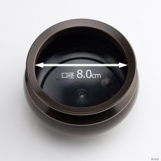 画像7: 仏具 線香立て 鍋丁色 3.5寸 真鍮製 灰付 （香炉 机上香炉 前香炉 仏壇 仏具 伝統仏具 線香 国産品 高岡鋳物 色付） (7)