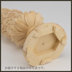 画像18: 仏像 釈迦如来 座像 柘植製/ツゲ 丸座 1.8寸 金泥書 曹洞宗・臨済宗・天台宗 /おしゃか様 つげ １．８寸 1寸8分 １寸８分 丸台座 丸台 蓮華座 仏壇用 ご本尊 (18)