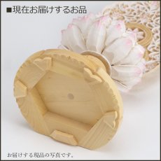 画像19: 仏像 釈迦如来 座像 柘植製/ツゲ 丸座 2寸 金泥書 淡彩色 さくら色 曹洞宗・臨済宗・天台宗 /つげ ２寸 2.0寸 ２．０寸 二寸 丸台座 丸台 蓮華座 仏壇用 ご本尊 ピンク 桜色 (19)