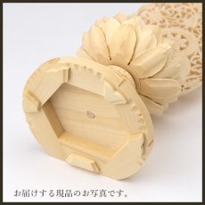 画像20: 仏像 釈迦如来 座像 柘植製/ツゲ 丸座 2寸 金泥書 曹洞宗・臨済宗・天台宗 /おしゃか様 つげ ２寸 2.0寸 ２．０寸 二寸 丸台座 丸台 蓮華座 仏壇用 ご本尊 (20)