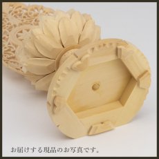 画像18: 仏像 釈迦如来 座像 柘植製/ツゲ 丸座 2寸 金泥書 曹洞宗・臨済宗・天台宗 /おしゃか様 つげ ２寸 2.0寸 ２．０寸 二寸 丸台座 丸台 蓮華座 仏壇用 ご本尊 (18)