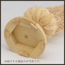 画像19: 仏像 釈迦如来 座像 柘植製/ツゲ 丸座 2寸 金泥書 曹洞宗・臨済宗・天台宗 /おしゃか様 つげ ２寸 2.0寸 ２．０寸 二寸 丸台座 丸台 蓮華座 仏壇用 ご本尊 (19)
