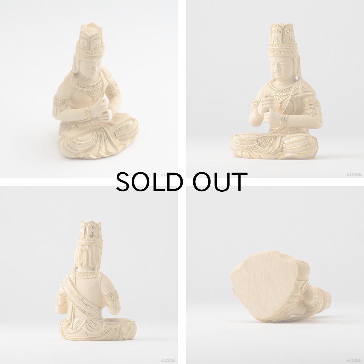 画像6: 仏像 大日如来 座像 柘植製 丸座 2寸 金泥書 さくら色 淡彩色 真言宗 /総柘植 つげ ツゲ ２寸 2.0寸 ２．０寸 二寸 丸台座 丸台 蓮華座 丸光背 円光背 仏壇用 御本尊 ピンク 桜色 (6)