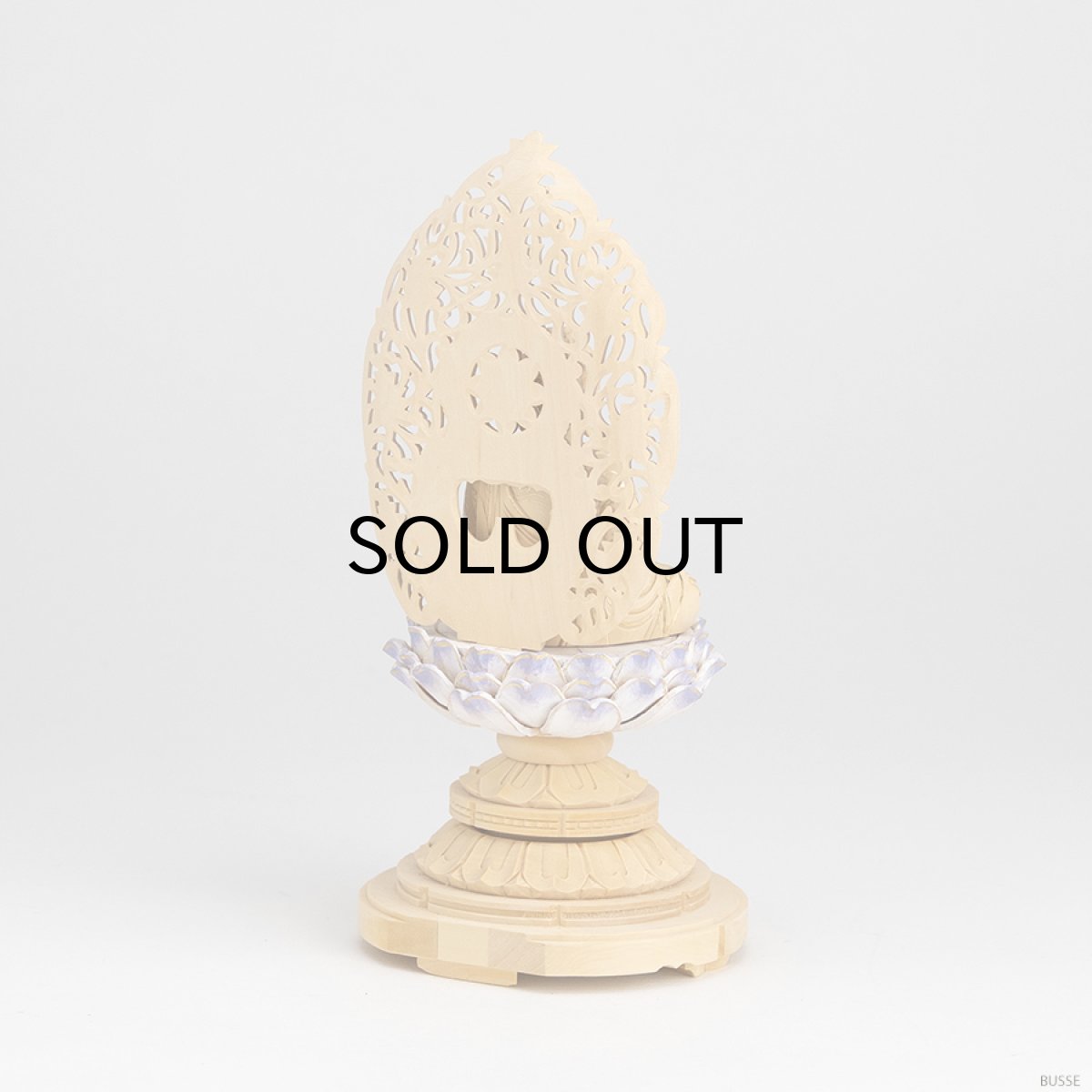 画像9: 仏像 釈迦如来 座像 柘植製/ツゲ 丸座 1.8寸 金泥書 淡彩色 藤色 曹洞宗・臨済宗・天台宗 /つげ 1.8寸 1寸8分 1寸8分 丸台座 丸台 蓮華座 仏壇用 ご本尊 (9)