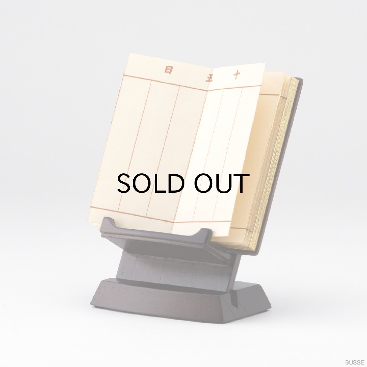 画像2: モダン過去帳セット たわわ 3号（3寸） ウォールナット色 WAL 日入り (2)