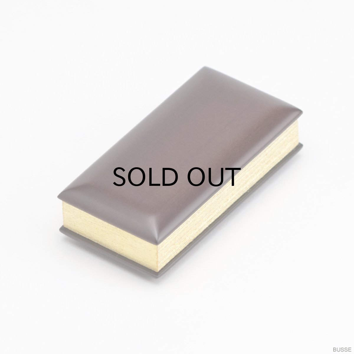 画像1: モダン過去帳 たわわ 3号（3寸） ウォールナット色 WAL 日入り (1)