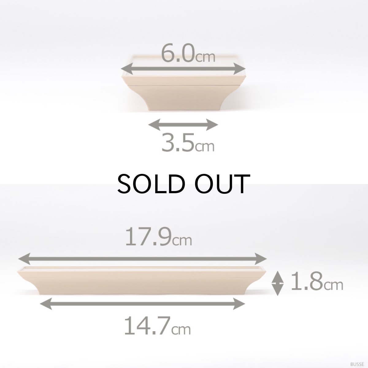 画像3: 仏器膳 ことり キャメル 6.0寸 （プラスチック製 仏具 仏壇用 お水 お茶 ご飯 仏飯器 茶湯器 台） (3)