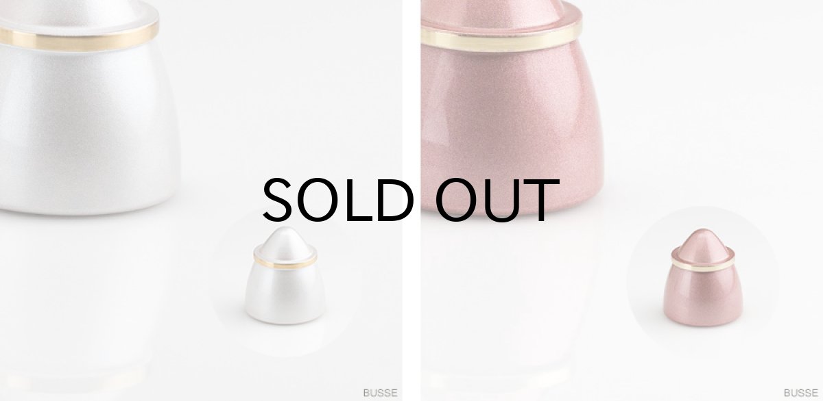 画像9: ミニ骨壷  ANON アノーン 各色 /ゴールド チョコレート ピンク パールホワイト/手元供養 分骨用 ミニ 骨壺 コンパクト 極小 小さい 日本製 高岡製 真鍮 (9)