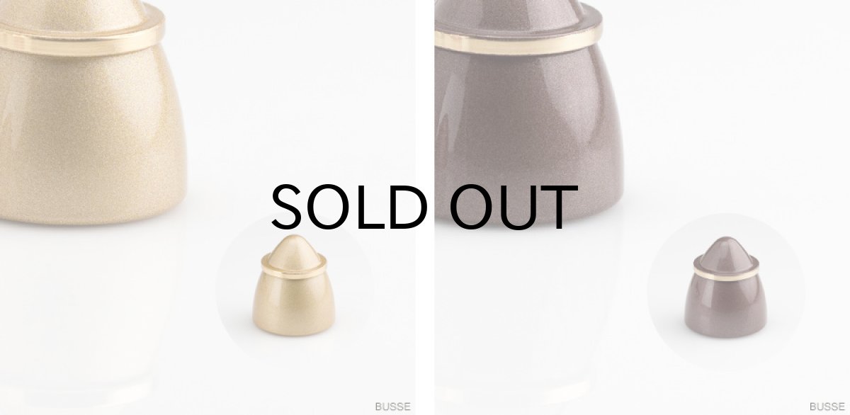 画像10: ミニ骨壷  ANON アノーン 各色 /ゴールド チョコレート ピンク パールホワイト/手元供養 分骨用 ミニ 骨壺 コンパクト 極小 小さい 日本製 高岡製 真鍮 (10)