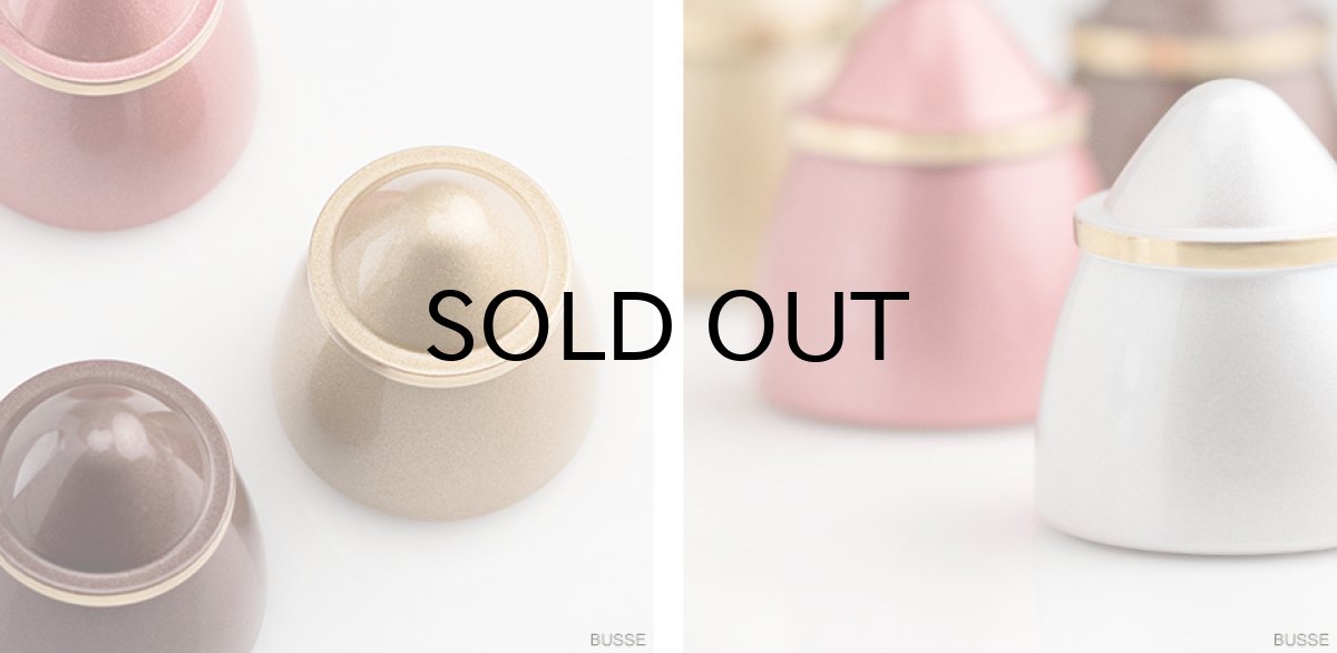 画像4: ミニ骨壷  ANON アノーン 各色 /ゴールド チョコレート ピンク パールホワイト/手元供養 分骨用 ミニ 骨壺 コンパクト 極小 小さい 日本製 高岡製 真鍮 (4)