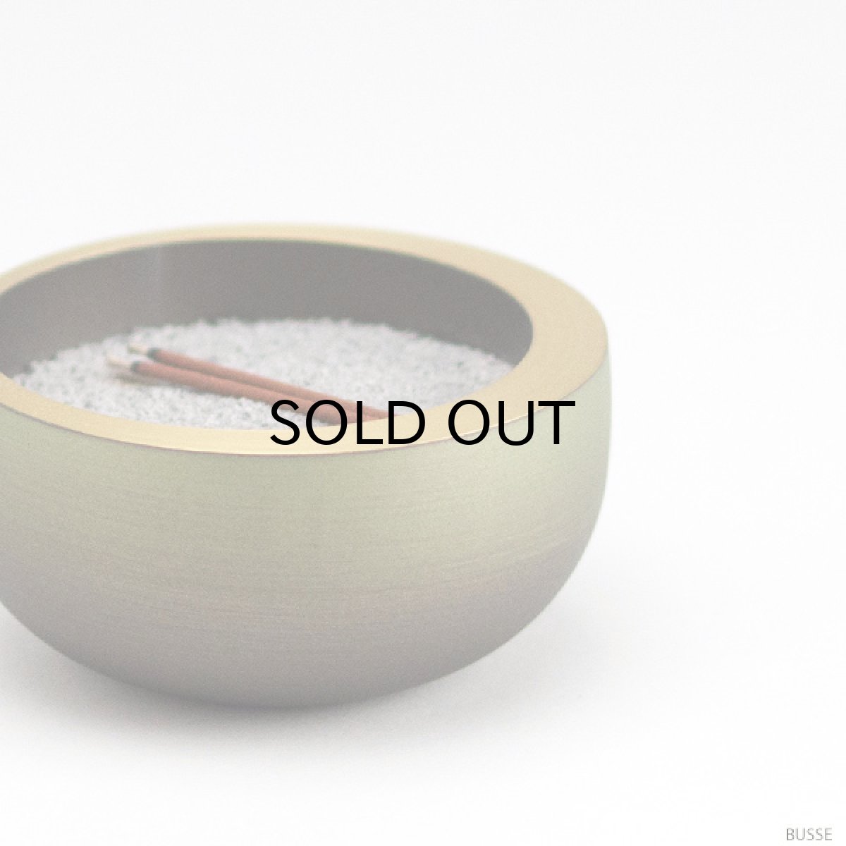 画像2: モダン仏具セット 『光輪 草原 4点』 (2)