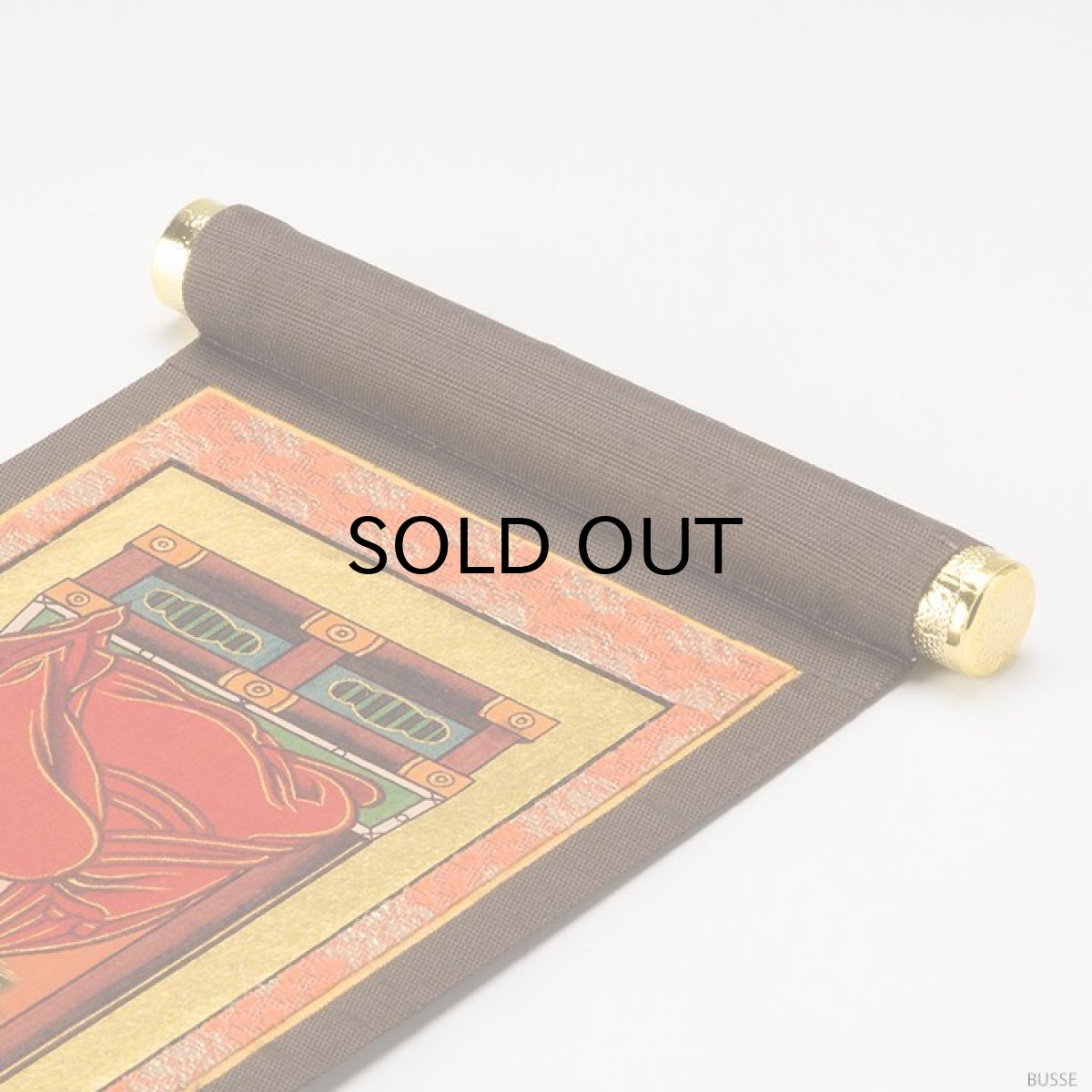 画像2: 仏壇 掛け軸 脇侍 / モダン掛軸 ダークブラウン 小サイズ  二枚一組 2枚セット（小さめの20代 真言宗 日蓮宗 浄土宗 浄土真宗 本願寺派 大谷派 曹洞宗 天台宗） (2)