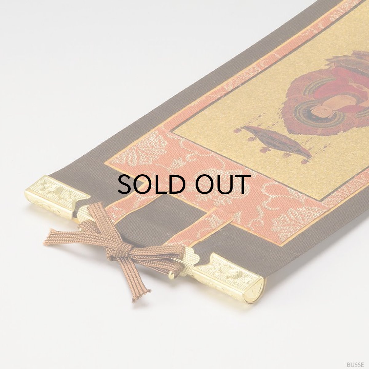 画像3: 仏壇 掛け軸 脇侍 / モダン掛軸 ダークブラウン 小サイズ  二枚一組 2枚セット（小さめの20代 真言宗 日蓮宗 浄土宗 浄土真宗 本願寺派 大谷派 曹洞宗 天台宗） (3)