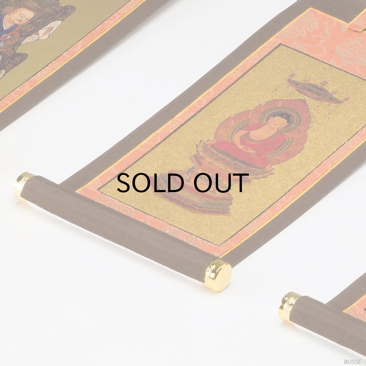 画像4: 仏壇 掛け軸 脇侍 / モダン掛軸 ダークブラウン 小サイズ  二枚一組 2枚セット（小さめの20代 真言宗 日蓮宗 浄土宗 浄土真宗 本願寺派 大谷派 曹洞宗 天台宗） (4)