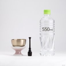 画像10: おりんセット ほのか 九谷銀彩ピンク 2.0寸/2.3寸  (スタンドりん棒 おりん 仏具 おしゃれ ミニ モダン) (10)