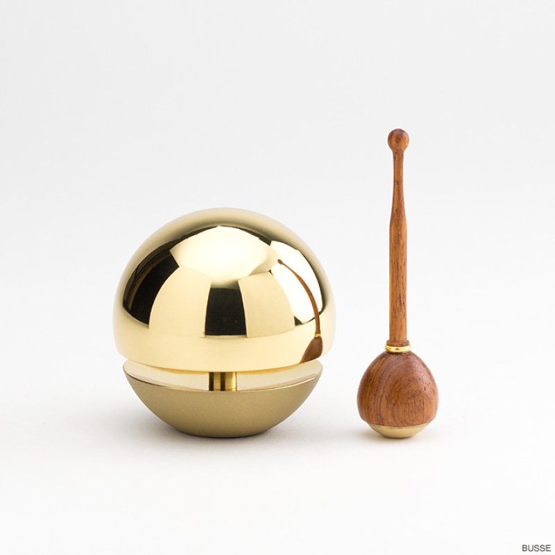 たまゆらりん🄬 クリヤー 1.8寸 リン棒付 (おりん 仏具 おしゃれ ミニ