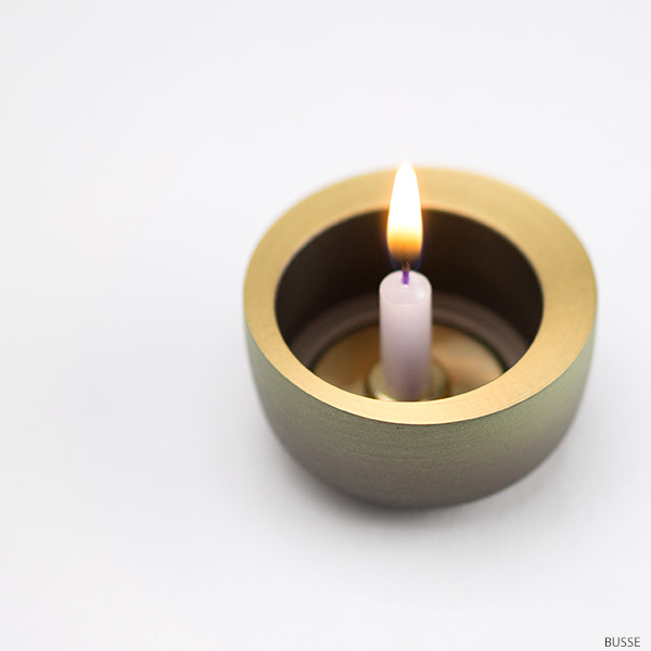 画像3: モダン仏具セット 『光輪 草原 5点』 (3)